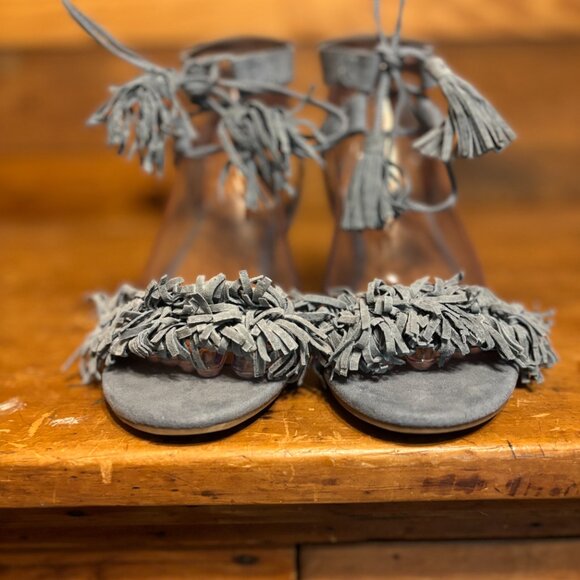 Blue Suede Shoes Size 7 - Picture 4 of 6